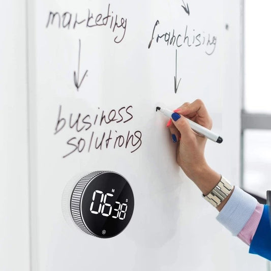 Wholesale LED Rotatable Knob Timer Electronic Self-luminous Kitchen Timer Countdown Timer Reminder